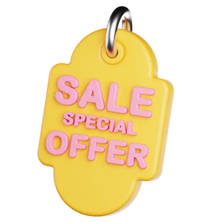 Sale Special Offer Tags  3D Icon