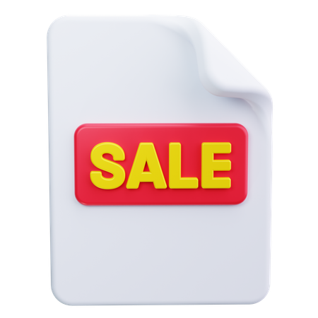 Sale Sticker  3D Icon