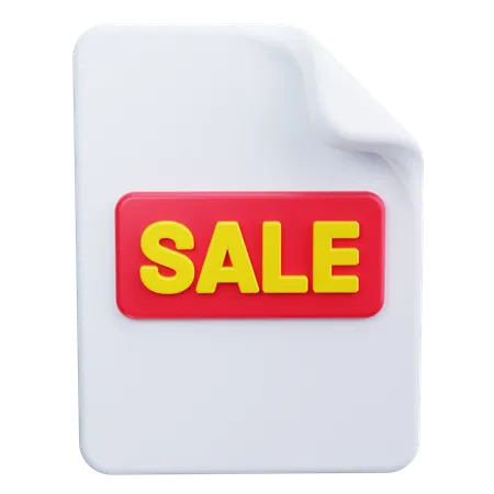 Sale Sticker  3D Icon