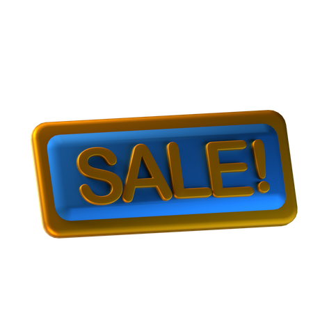 Sale tag 1  3D Icon