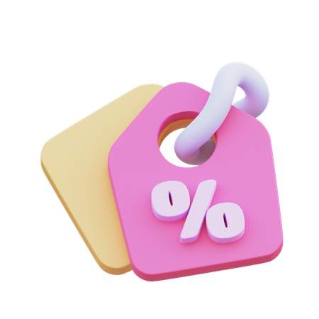 Sale Tag  3D Icon