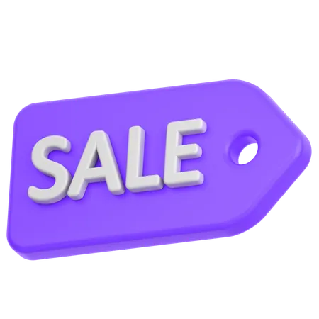3 D Icon Of A Sale Sign 3D Icon