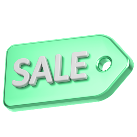 Sale Tag  3D Icon