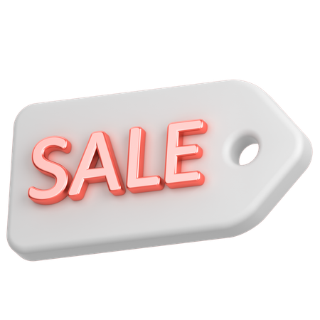 Sale Tag  3D Icon