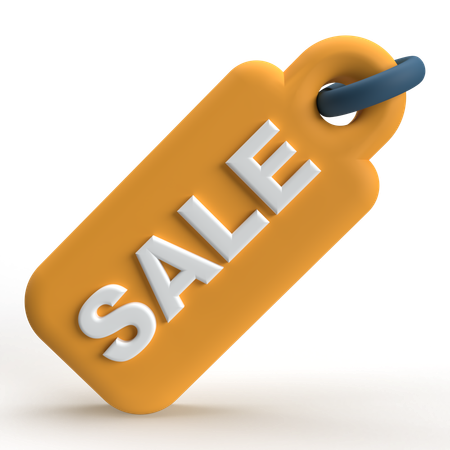 Sale Tag  3D Icon