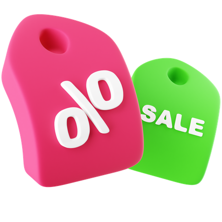 Sale Tag  3D Icon