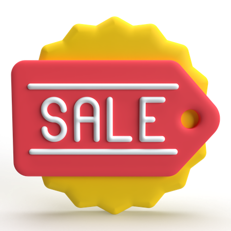 Sale Tag  3D Icon