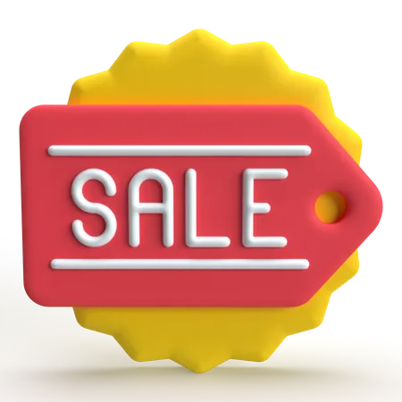 Sale Tag  3D Icon