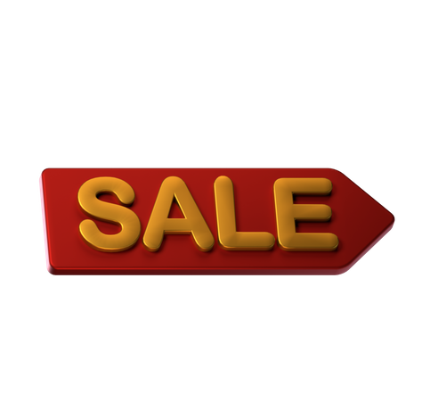 Sale tag  3D Icon