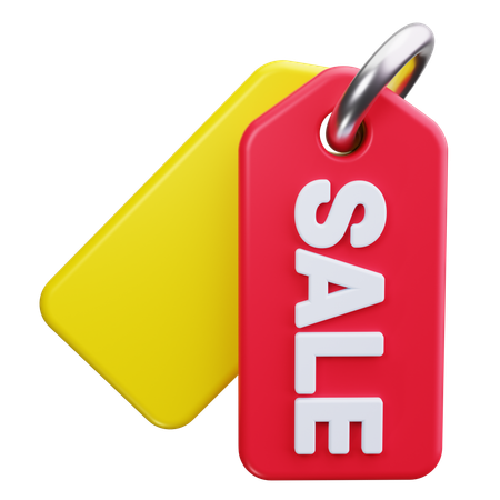 Sale Tag  3D Icon