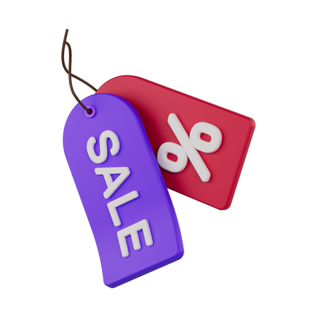 Sale Tag  3D Icon