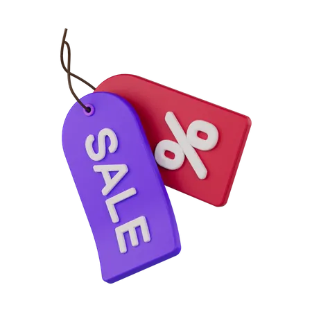 Sale Tag  3D Icon