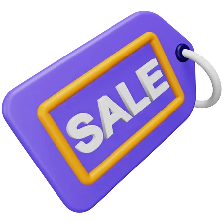 Sale Tag  3D Icon