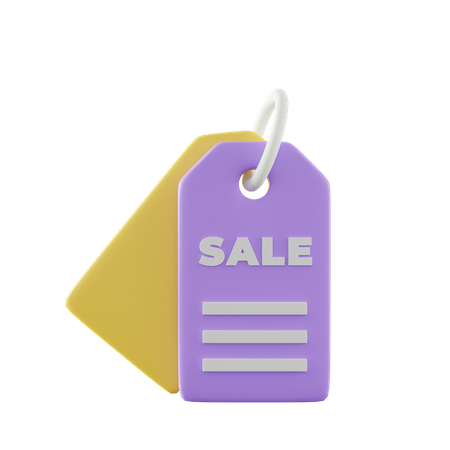 Sale Tag  3D Icon