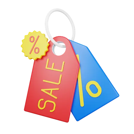 Sale Tag  3D Icon