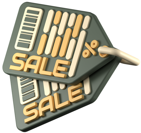 Sale Tag  3D Icon