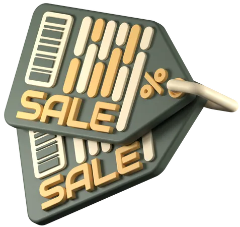 Sale Tag  3D Icon