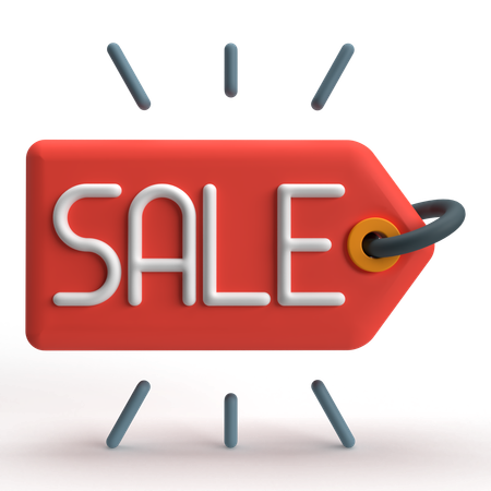 Sale Tag  3D Icon