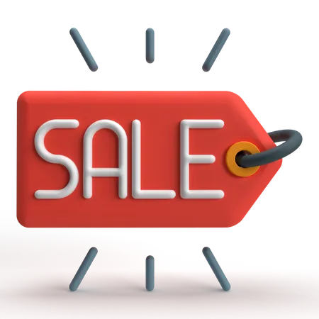 Sale Tag  3D Icon