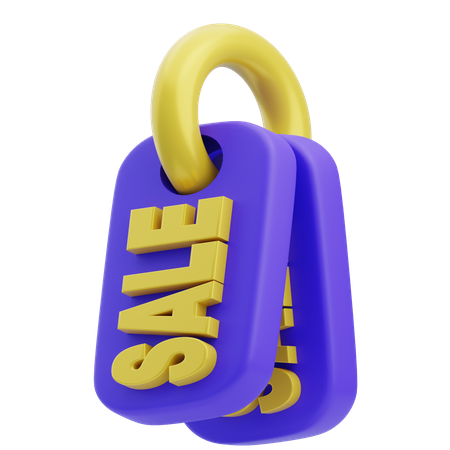 Sale Tag  3D Icon