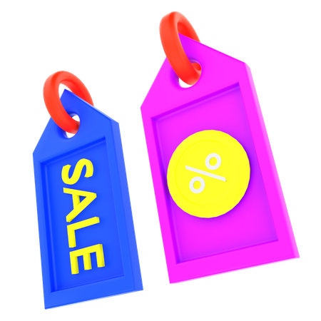 Sale tag  3D Icon