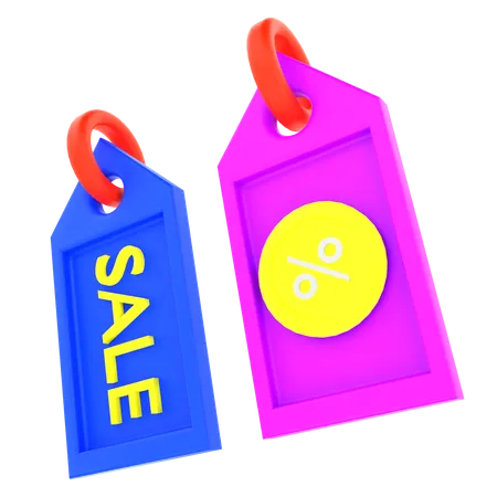 Sale tag  3D Icon