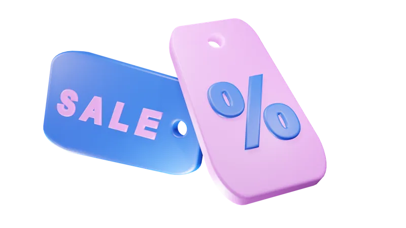 Sale Tag  3D Icon