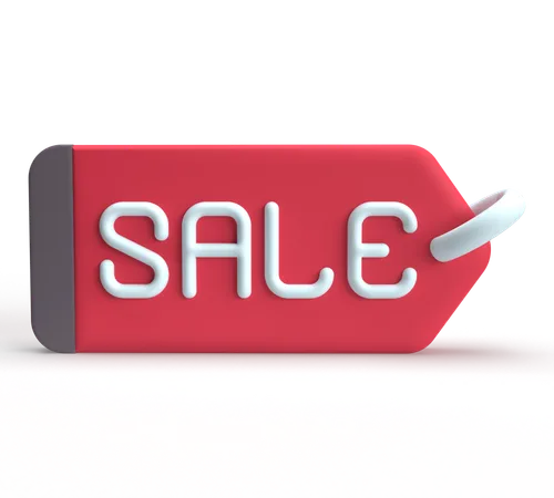 Sale Tag  3D Icon