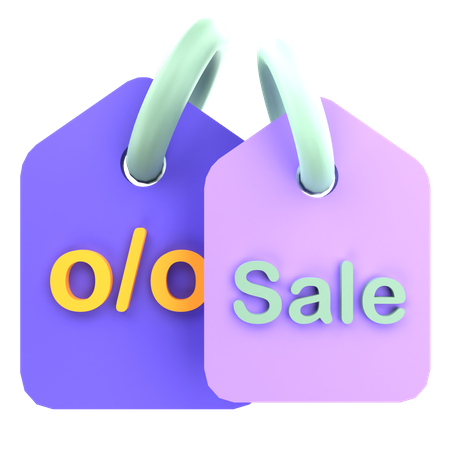 Sale Tag  3D Icon