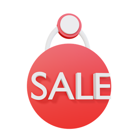 Sale tag  3D Illustration