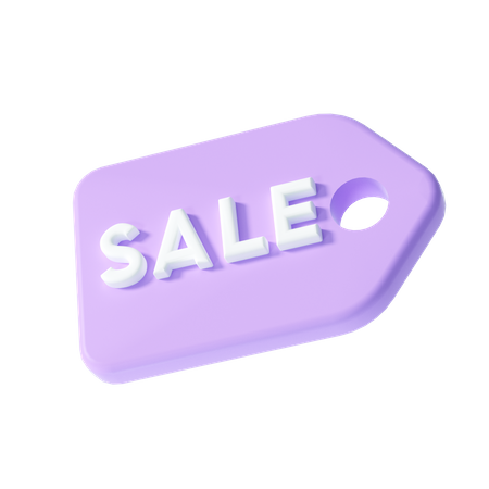 Sale Tag  3D Illustration