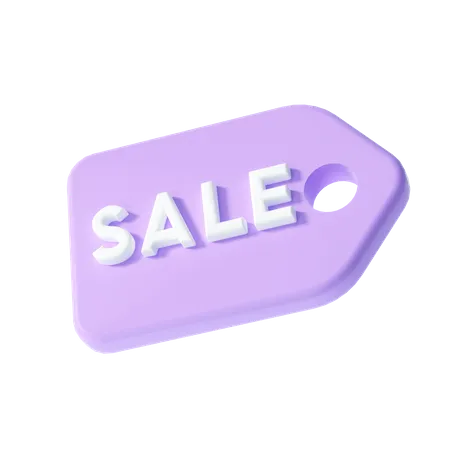 Sale Tag  3D Illustration