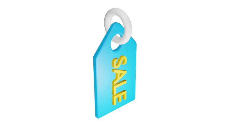 Sale Tag  3D Illustration