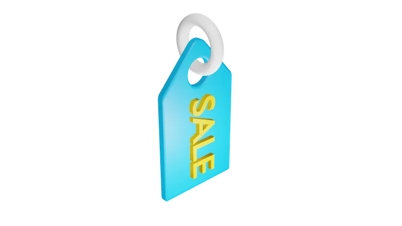 Sale Tag  3D Illustration