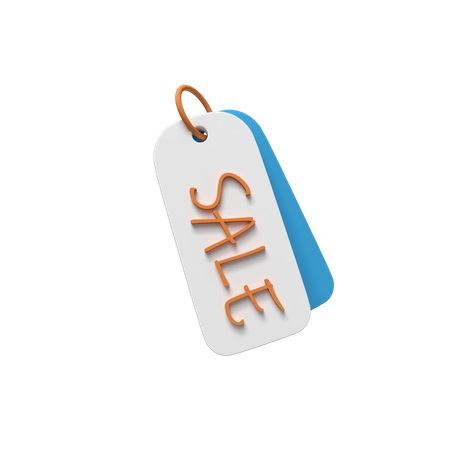 Sale Tag  3D Illustration