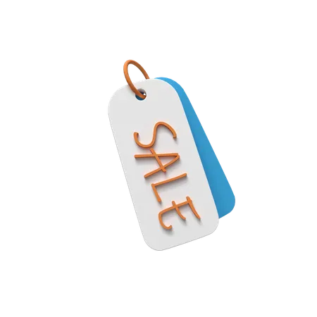 Sale Tag  3D Illustration