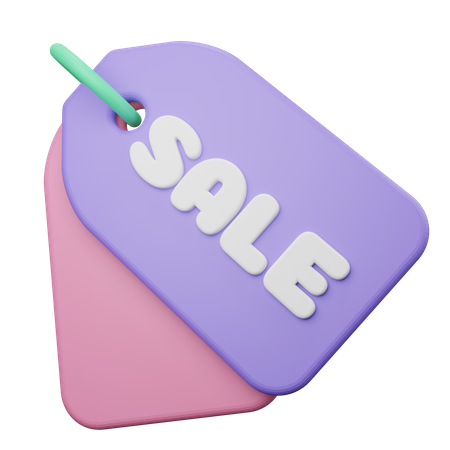 Sale Tag  3D Illustration