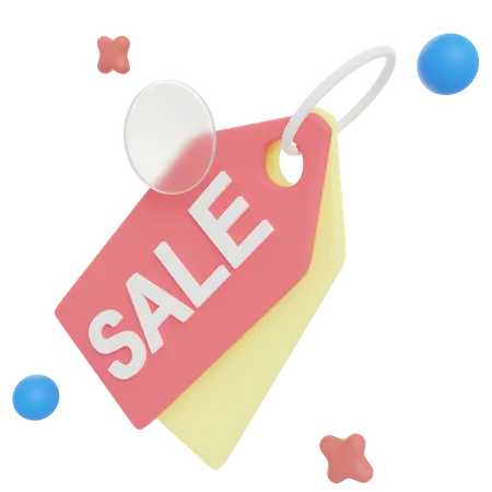 Sale Tag  3D Illustration