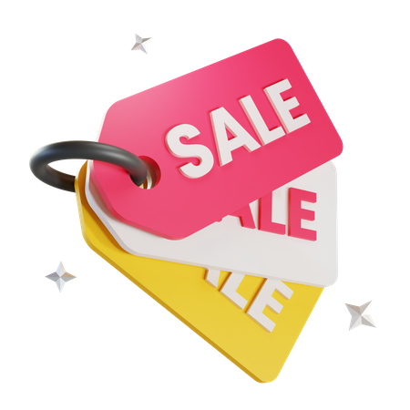 Sale Tag  3D Illustration