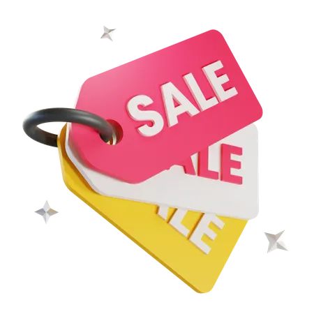 Sale Tag  3D Illustration