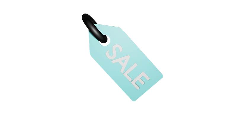 Sale Tag  3D Illustration