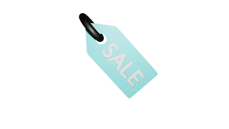 Sale Tag  3D Illustration