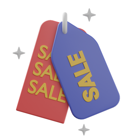 Sale Tag  3D Illustration