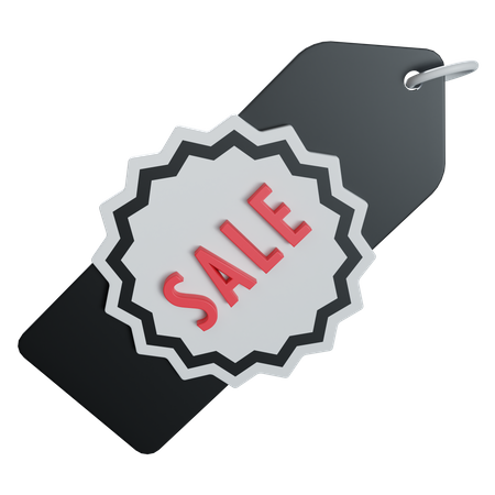 Sale Tag  3D Illustration