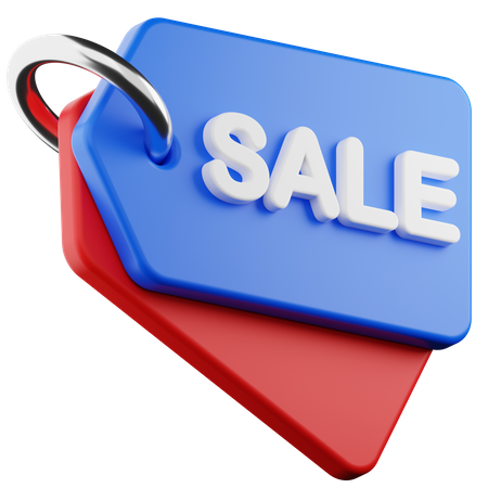 Sale Tag  3D Illustration
