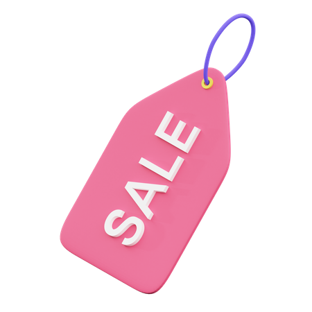 Sale Tag  3D Illustration