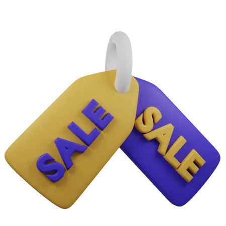 Sale Tag  3D Illustration