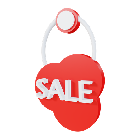 Sale tag  3D Illustration