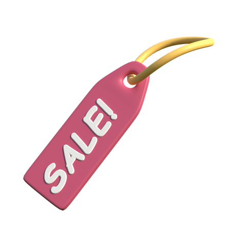 Sale Tag  3D Illustration