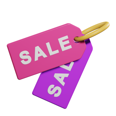 Sale Tag  3D Illustration